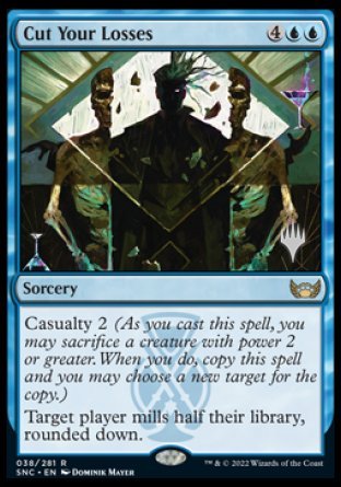 Cut Your Losses (Promo Pack) [Streets of New Capenna Promos] MTG Single Magic: The Gathering | Red Claw Gaming