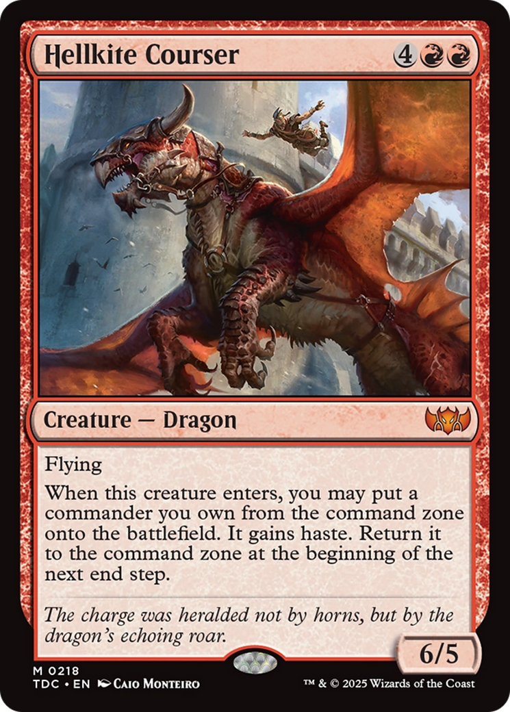 Hellkite Courser [Tarkir: Dragonstorm Commander] MTG Single Magic: The Gathering | Red Claw Gaming