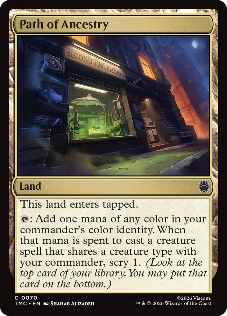 Path of Ancestry [Teenage Mutant Ninja Turtles Commander] MTG Single Magic: The Gathering | Red Claw Gaming