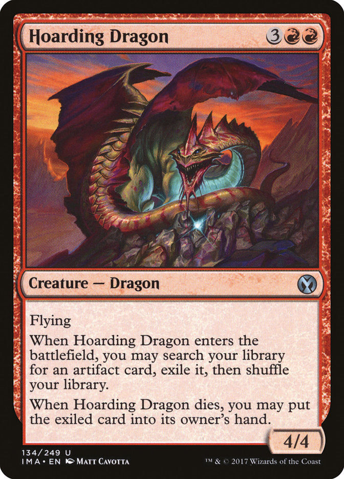 Hoarding Dragon [Iconic Masters] MTG Single Magic: The Gathering | Red Claw Gaming