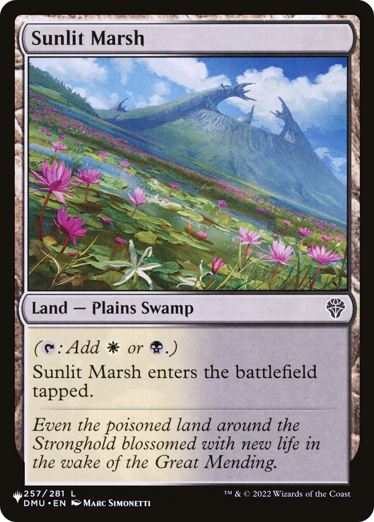 Sunlit Marsh [The List] MTG Single Magic: The Gathering | Red Claw Gaming