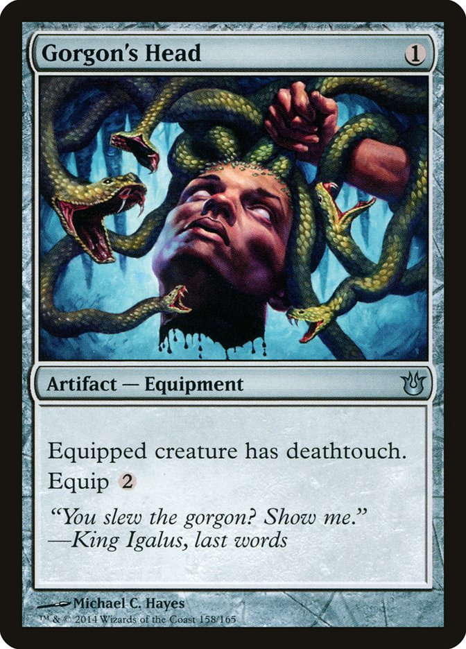 Gorgon's Head [Born of the Gods] MTG Single Magic: The Gathering | Red Claw Gaming
