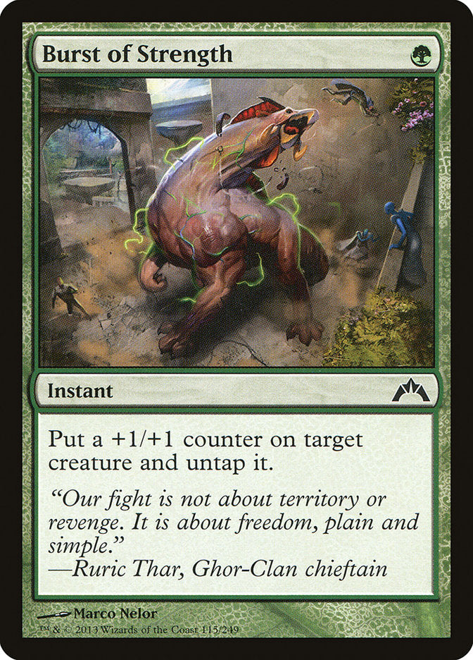 Burst of Strength [Gatecrash] MTG Single Magic: The Gathering | Red Claw Gaming