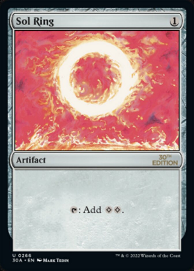 Sol Ring (266) [30th Anniversary Edition] MTG Single Magic: The Gathering | Red Claw Gaming