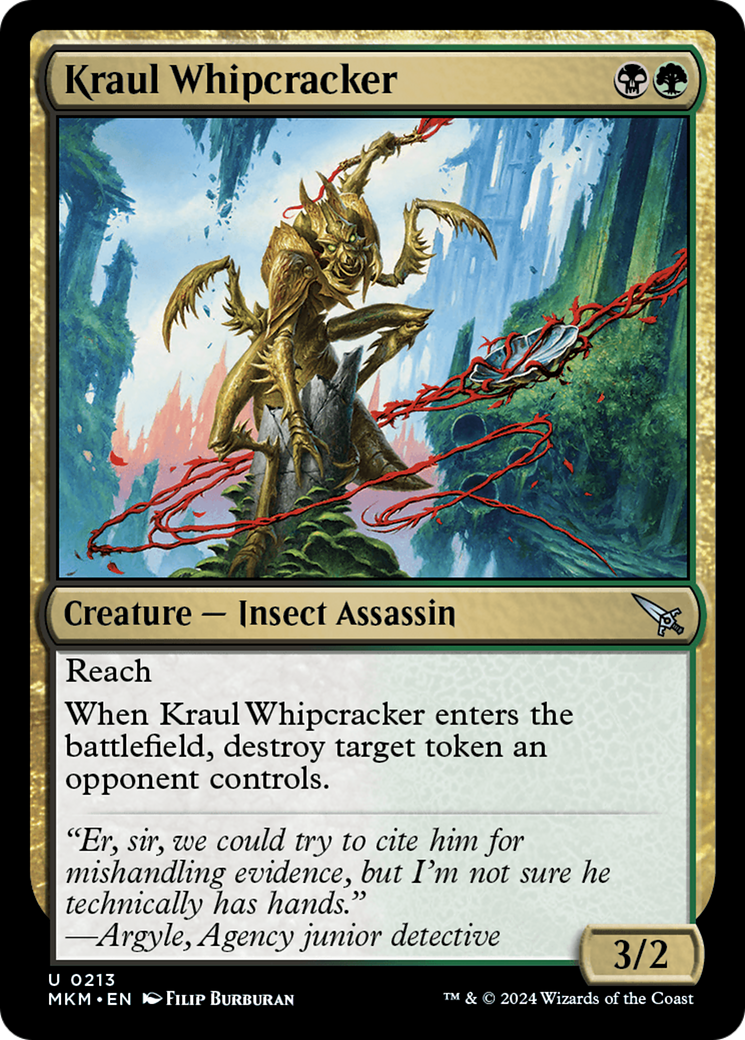 Kraul Whipcracker (Red) [Murders at Karlov Manor] MTG Single Magic: The Gathering    | Red Claw Gaming