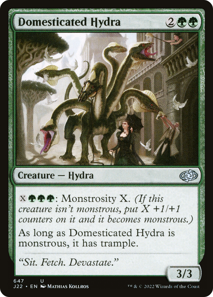 Domesticated Hydra [Jumpstart 2022] MTG Single Magic: The Gathering | Red Claw Gaming