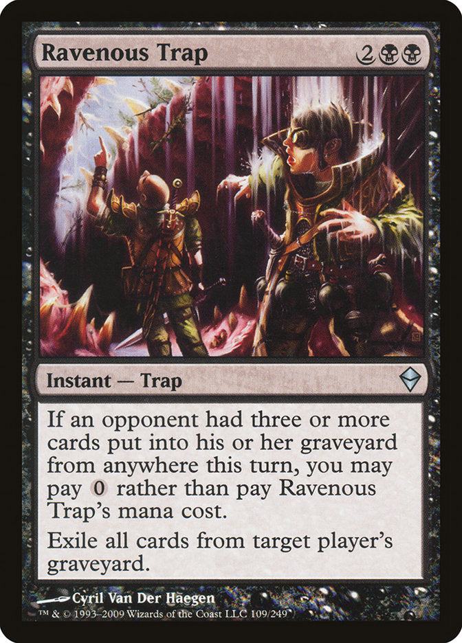 Ravenous Trap [Zendikar] MTG Single Magic: The Gathering | Red Claw Gaming