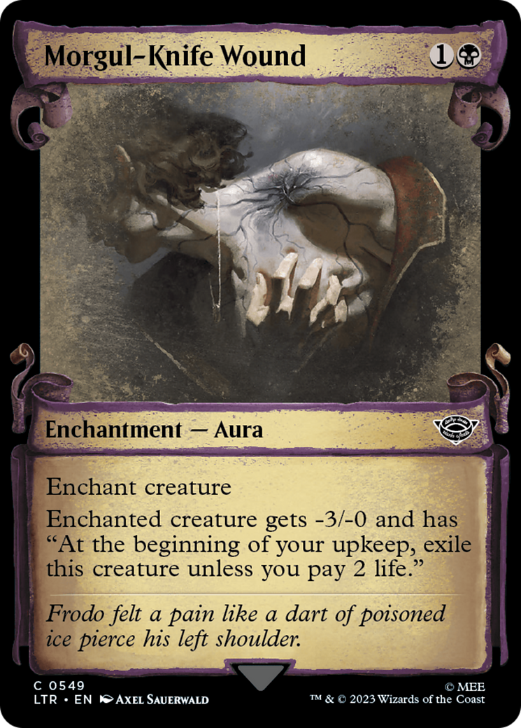 Morgul-Knife Wound [The Lord of the Rings: Tales of Middle-Earth Showcase Scrolls] MTG Single Magic: The Gathering | Red Claw Gaming