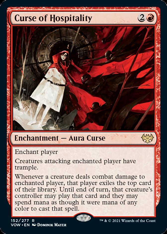 Curse of Hospitality [Innistrad: Crimson Vow] MTG Single Magic: The Gathering | Red Claw Gaming