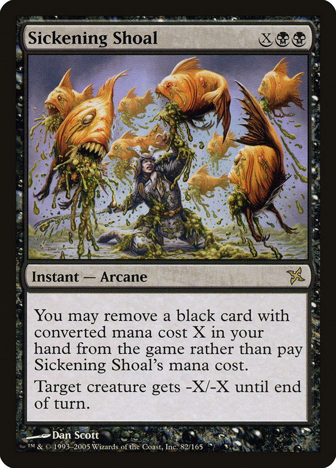 Sickening Shoal [Betrayers of Kamigawa] MTG Single Magic: The Gathering | Red Claw Gaming