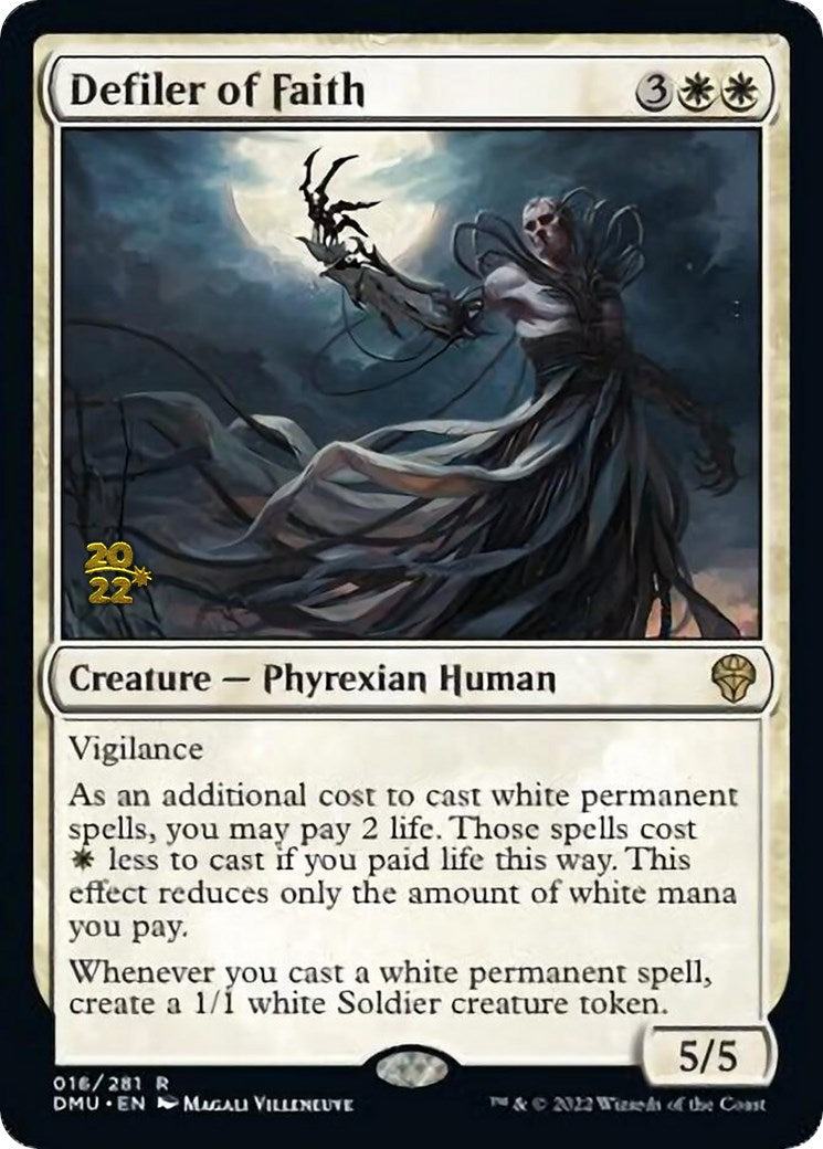 Defiler of Faith [Dominaria United Prerelease Promos] MTG Single Magic: The Gathering | Red Claw Gaming