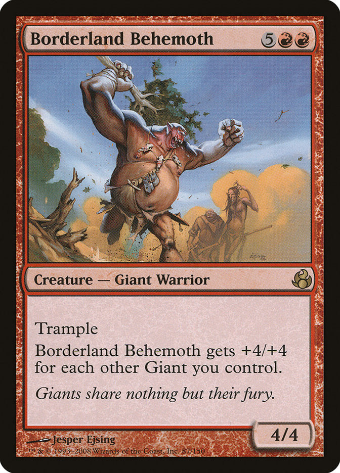 Borderland Behemoth [Morningtide] MTG Single Magic: The Gathering | Red Claw Gaming