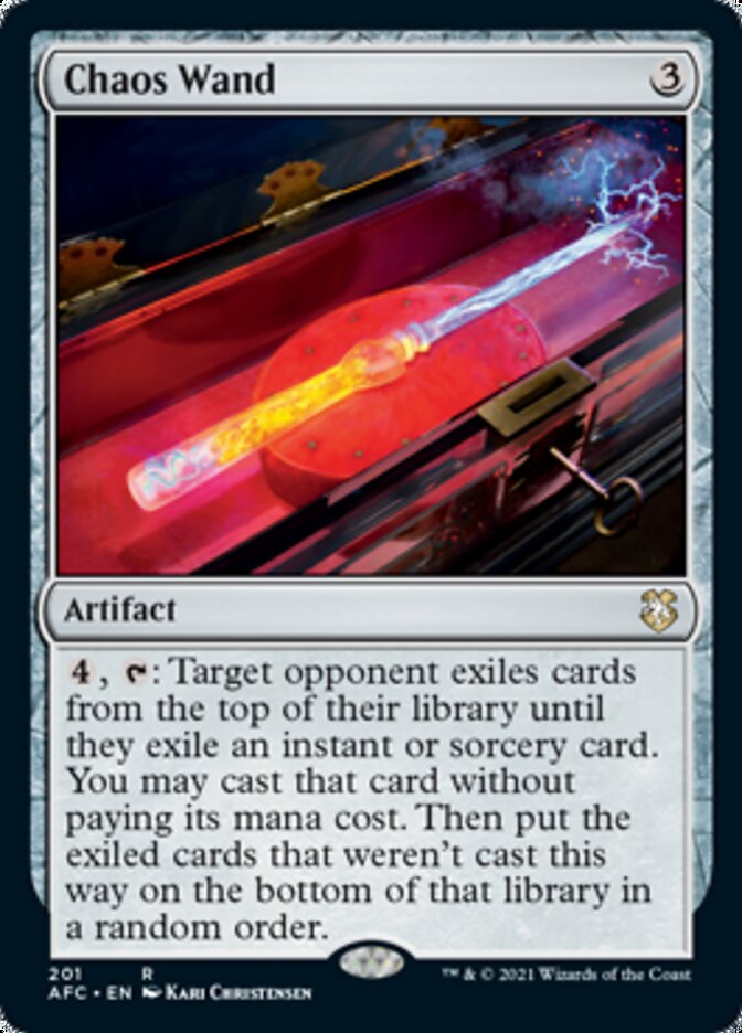 Chaos Wand [Dungeons & Dragons: Adventures in the Forgotten Realms Commander] MTG Single Magic: The Gathering | Red Claw Gaming