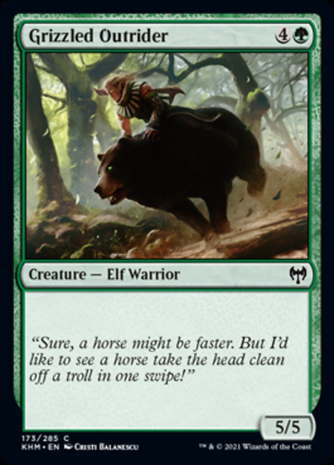 Grizzled Outrider [Kaldheim] MTG Single Magic: The Gathering | Red Claw Gaming