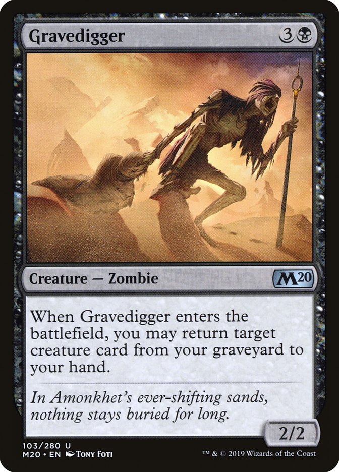 Gravedigger [Core Set 2020] MTG Single Magic: The Gathering | Red Claw Gaming
