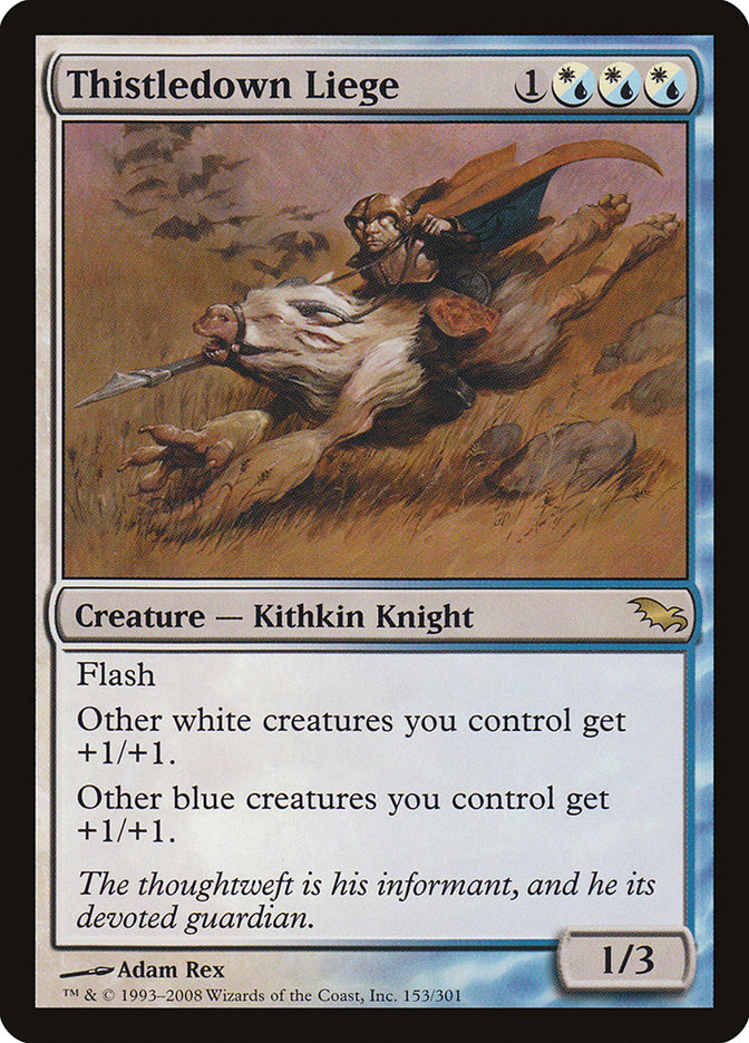 Thistledown Liege [Shadowmoor] MTG Single Magic: The Gathering | Red Claw Gaming