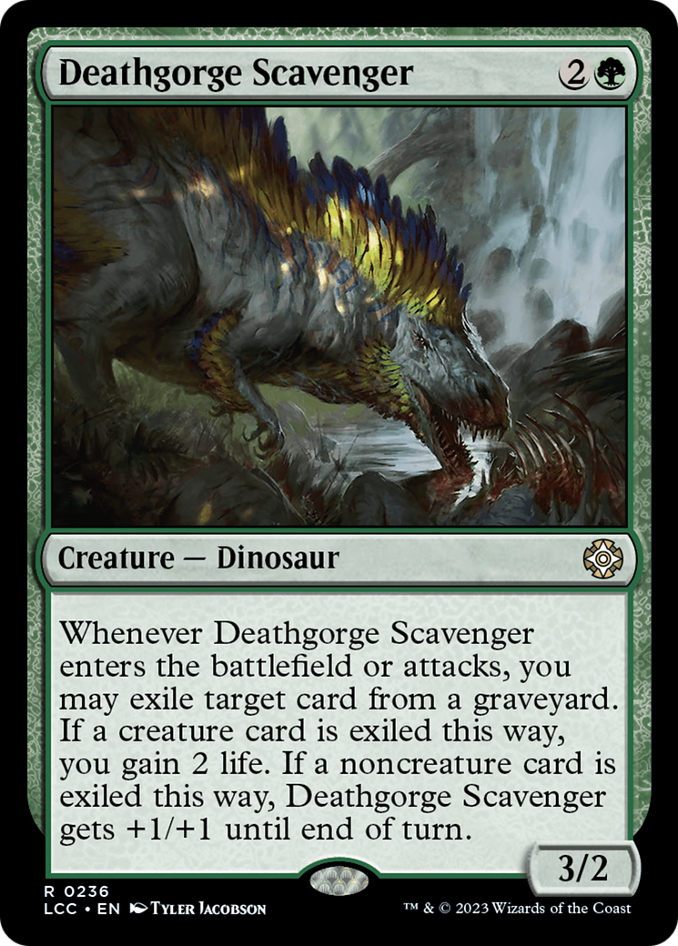 Deathgorge Scavenger [The Lost Caverns of Ixalan Commander] MTG Single Magic: The Gathering | Red Claw Gaming