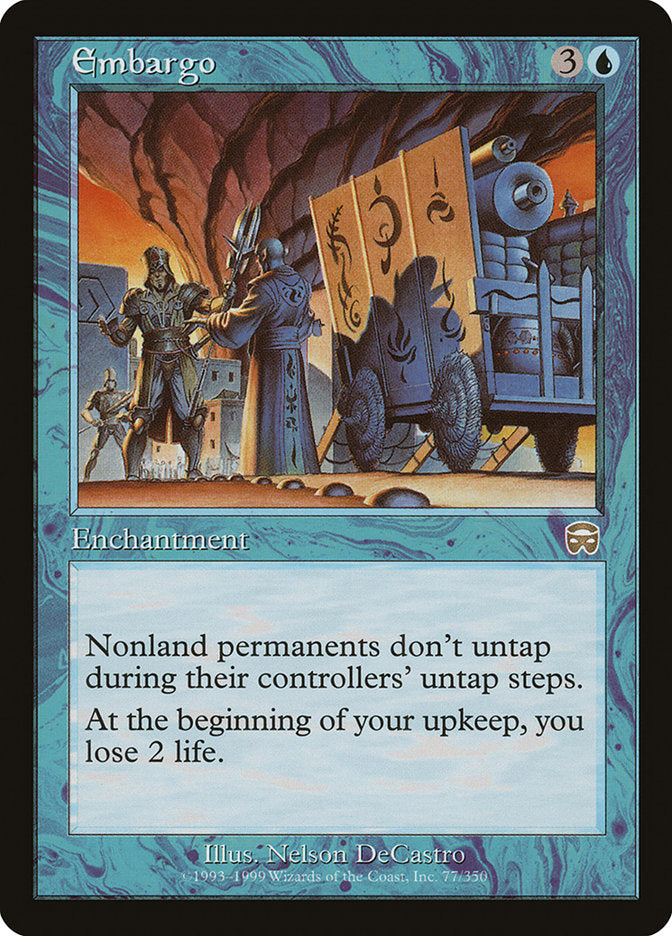 Embargo [Mercadian Masques] MTG Single Magic: The Gathering | Red Claw Gaming