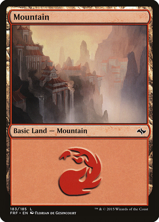 Mountain (183) [Fate Reforged] MTG Single Magic: The Gathering | Red Claw Gaming
