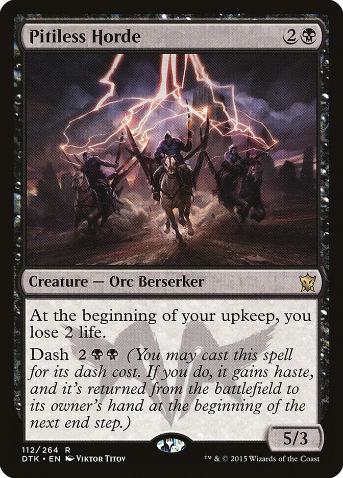 Pitiless Horde [Dragons of Tarkir] MTG Single Magic: The Gathering | Red Claw Gaming