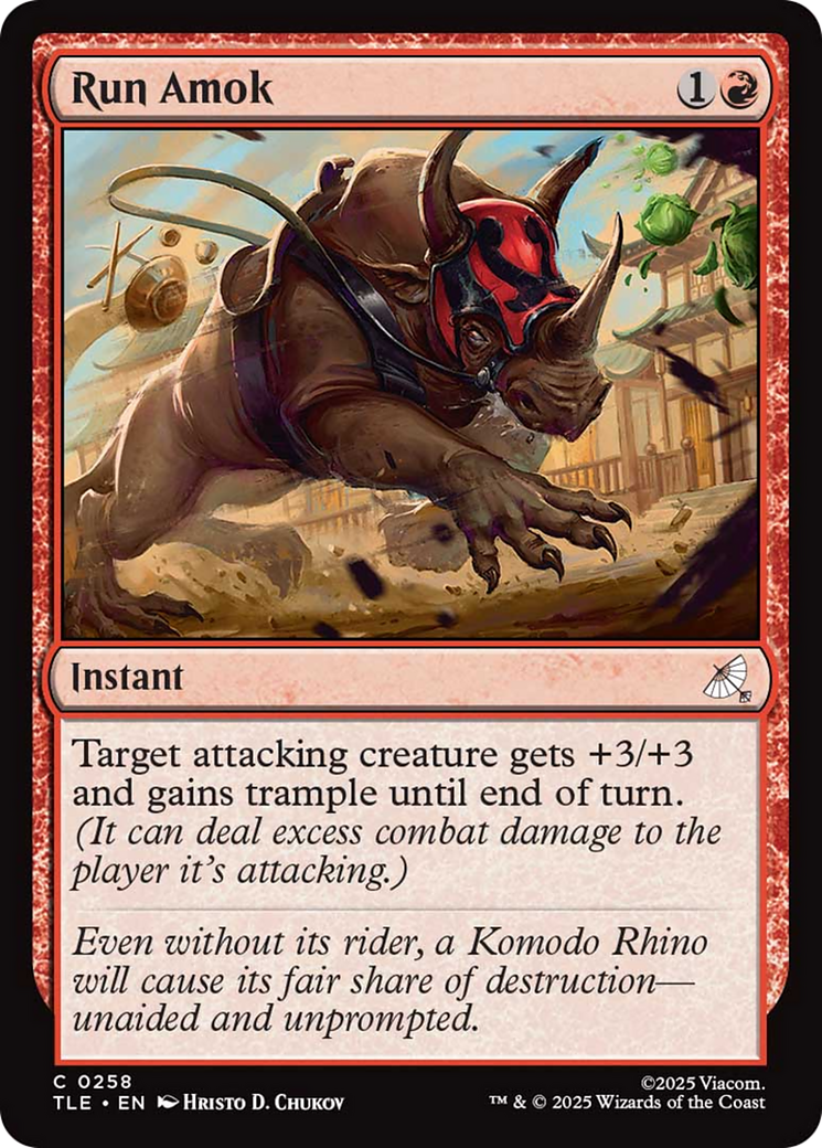 Run Amok [Avatar: The Last Airbender: Eternal-Legal] MTG Single Magic: The Gathering | Red Claw Gaming
