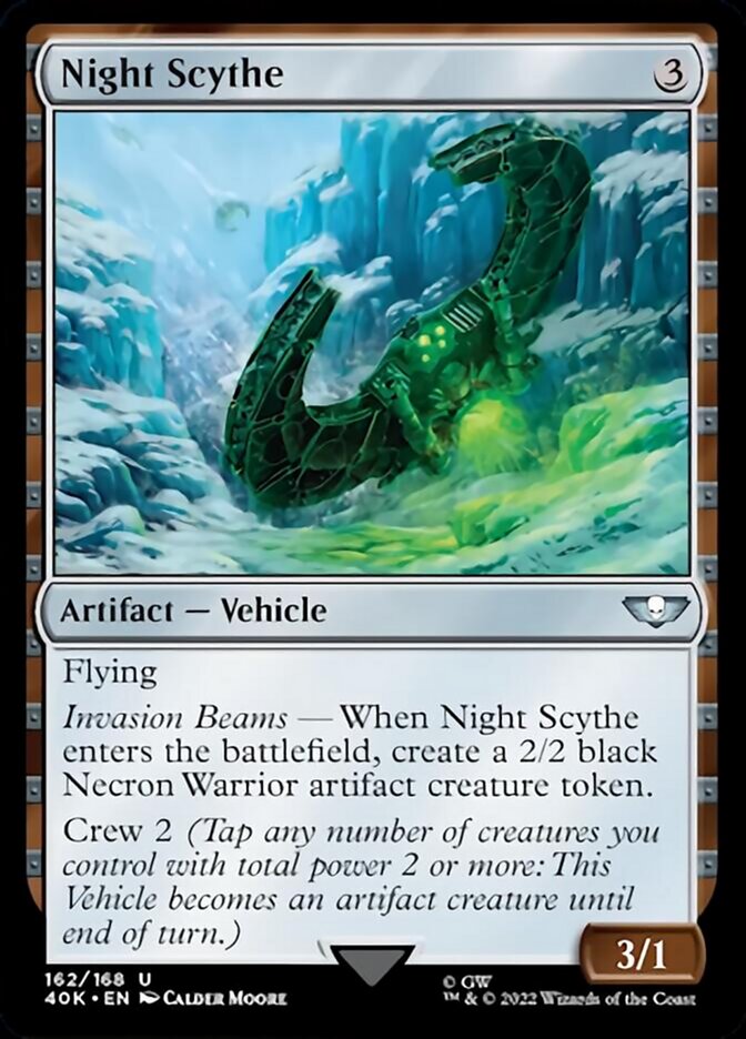 Night Scythe (Surge Foil) [Warhammer 40,000] MTG Single Magic: The Gathering | Red Claw Gaming