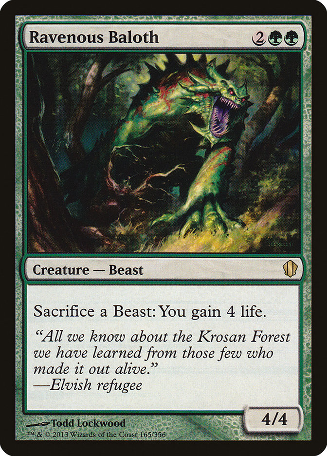 Ravenous Baloth [Commander 2013] MTG Single Magic: The Gathering | Red Claw Gaming