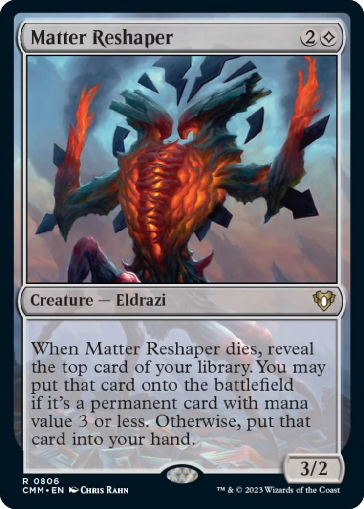 Matter Reshaper [Commander Masters] MTG Single Magic: The Gathering | Red Claw Gaming