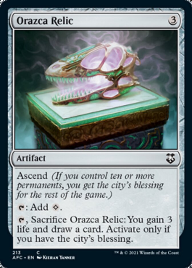 Orazca Relic [Dungeons & Dragons: Adventures in the Forgotten Realms Commander] MTG Single Magic: The Gathering | Red Claw Gaming