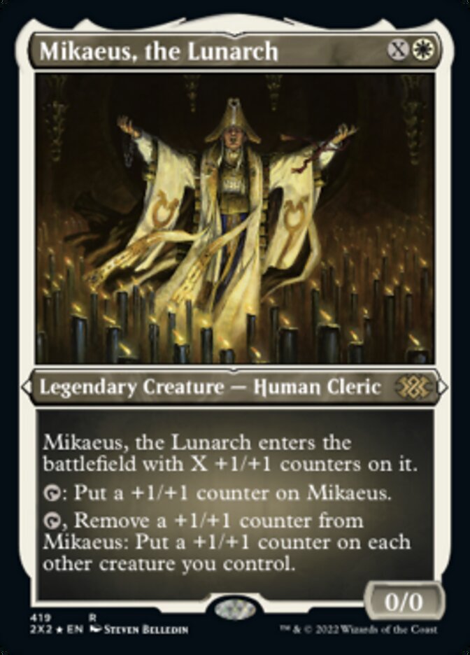 Mikaeus, the Lunarch (Foil Etched) [Double Masters 2022] MTG Single Magic: The Gathering    | Red Claw Gaming