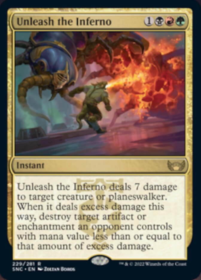 Unleash the Inferno [Streets of New Capenna] MTG Single Magic: The Gathering | Red Claw Gaming