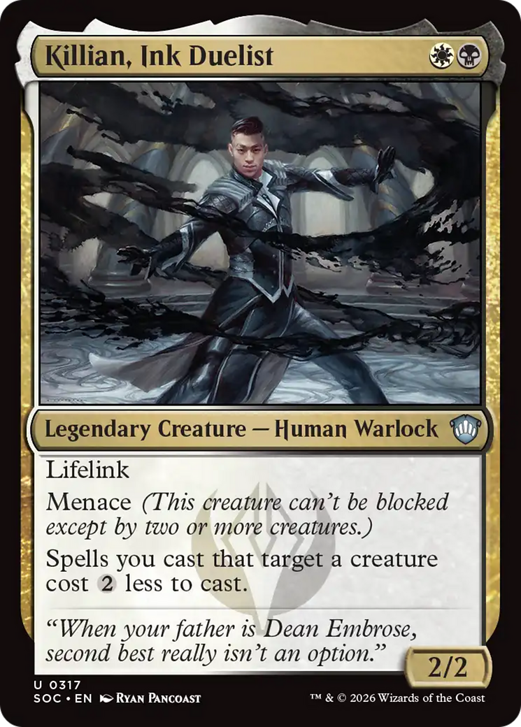 Killian, Ink Duelist [Secrets of Strixhaven Commander] MTG Single Magic: The Gathering | Red Claw Gaming