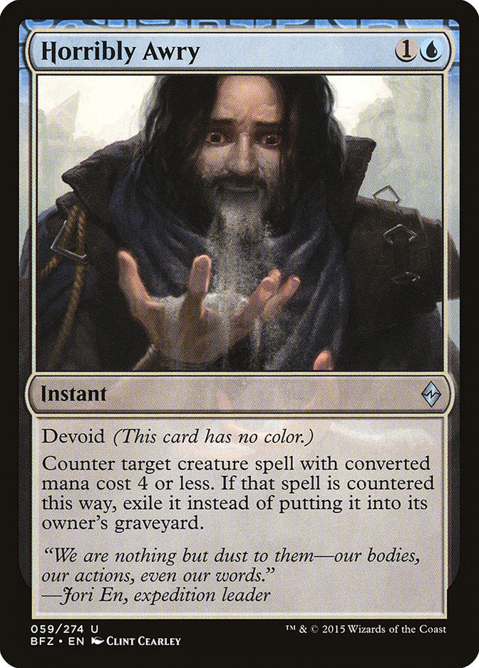 Horribly Awry [Battle for Zendikar] MTG Single Magic: The Gathering | Red Claw Gaming