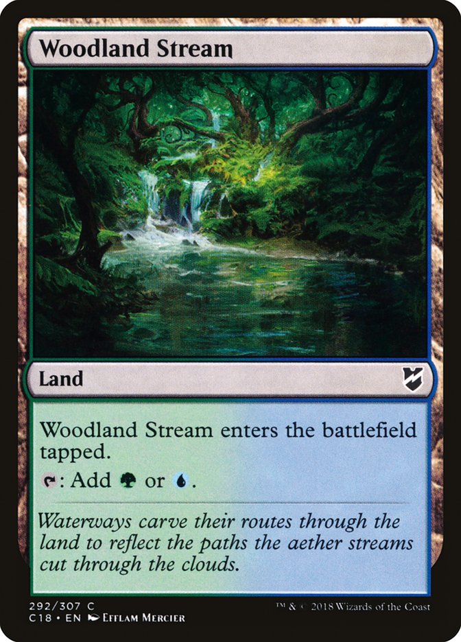 Woodland Stream [Commander 2018] MTG Single Magic: The Gathering | Red Claw Gaming