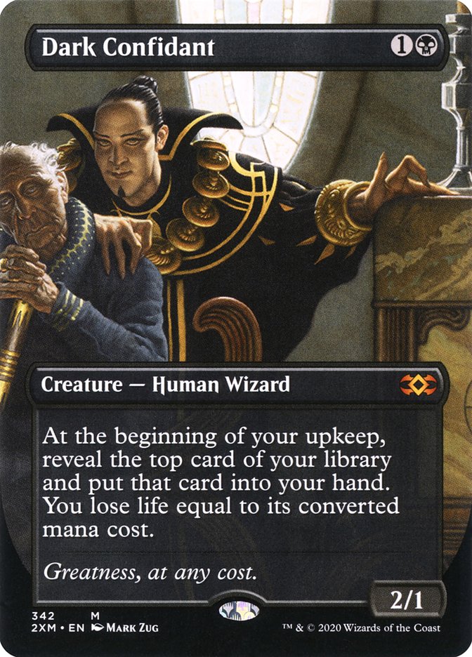 Dark Confidant (Toppers) [Double Masters] MTG Single Magic: The Gathering | Red Claw Gaming
