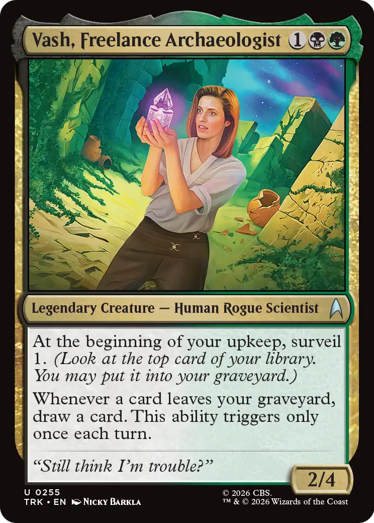 Vash, Freelance Archaeologist [Star Trek] MTG Single Magic: The Gathering | Red Claw Gaming