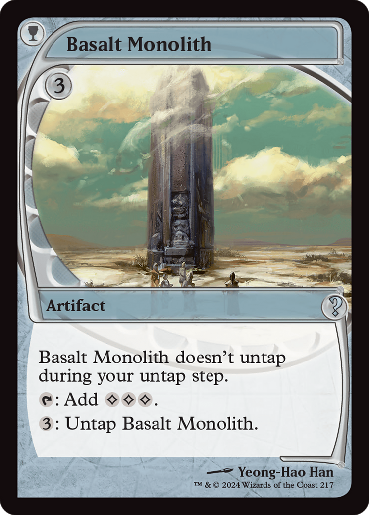 Basalt Monolith (Future Sight) [Mystery Booster 2] MTG Single Magic: The Gathering | Red Claw Gaming