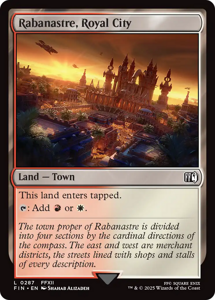 Rabanastre, Royal City [FINAL FANTASY] MTG Single Magic: The Gathering | Red Claw Gaming
