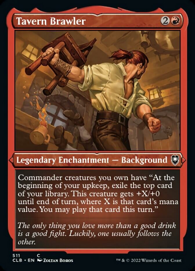 Tavern Brawler (Foil Etched) [Commander Legends: Battle for Baldur's Gate] MTG Single Magic: The Gathering | Red Claw Gaming