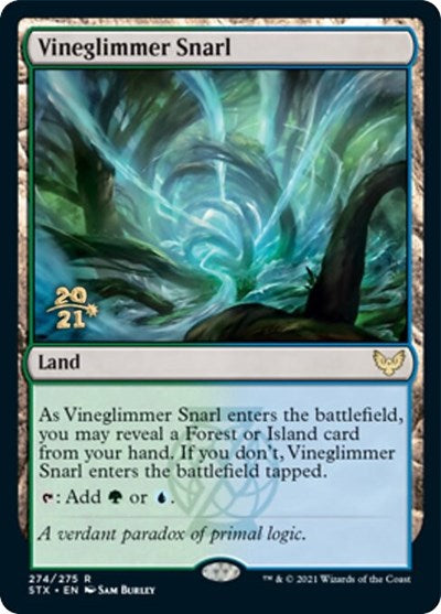 Vineglimmer Snarl [Strixhaven: School of Mages Prerelease Promos] MTG Single Magic: The Gathering | Red Claw Gaming