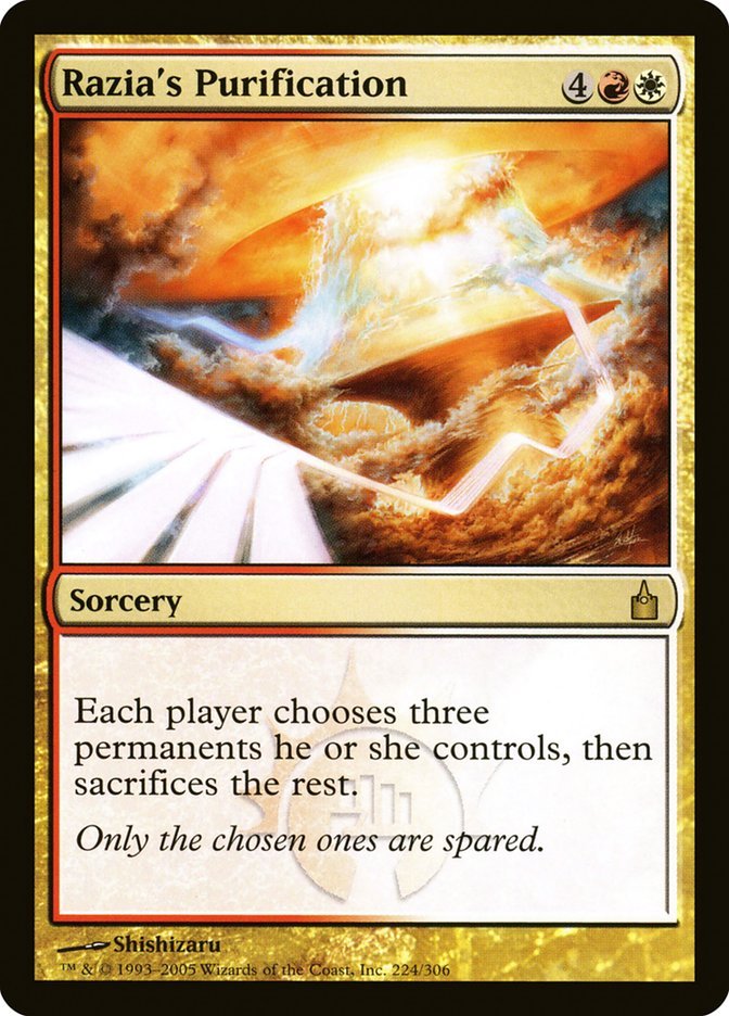 Razia's Purification [Ravnica: City of Guilds] MTG Single Magic: The Gathering | Red Claw Gaming