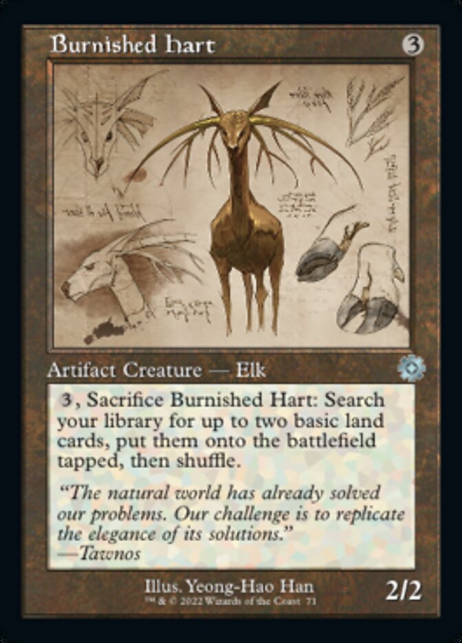 Burnished Hart (Retro Schematic) [The Brothers' War Retro Artifacts] MTG Single Magic: The Gathering | Red Claw Gaming