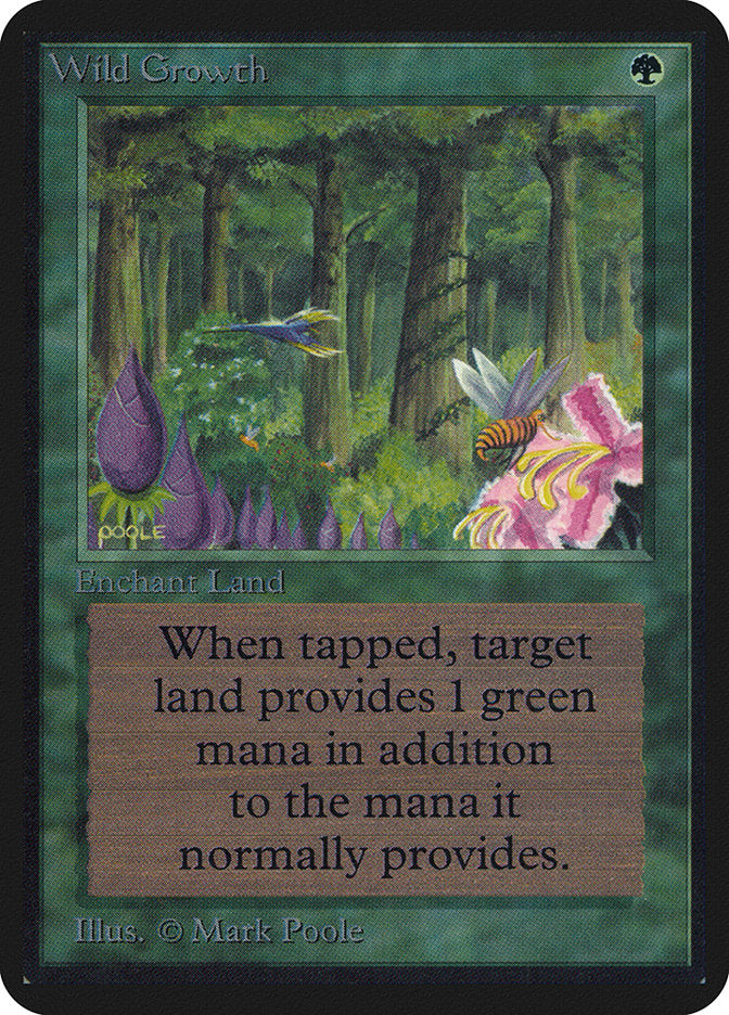 Wild Growth [Alpha Edition] MTG Single Magic: The Gathering | Red Claw Gaming
