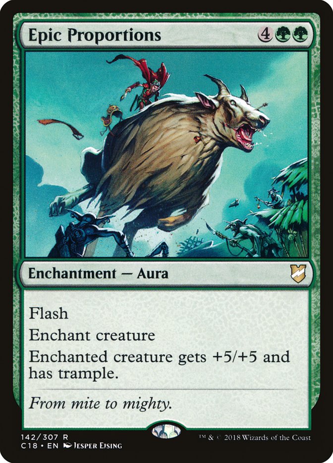 Epic Proportions [Commander 2018] MTG Single Magic: The Gathering | Red Claw Gaming
