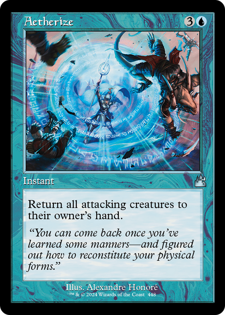 Aetherize (Retro Frame) [Ravnica Remastered] MTG Single Magic: The Gathering | Red Claw Gaming