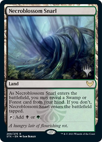 Necroblossom Snarl (Promo Pack) [Strixhaven: School of Mages Promos] MTG Single Magic: The Gathering | Red Claw Gaming