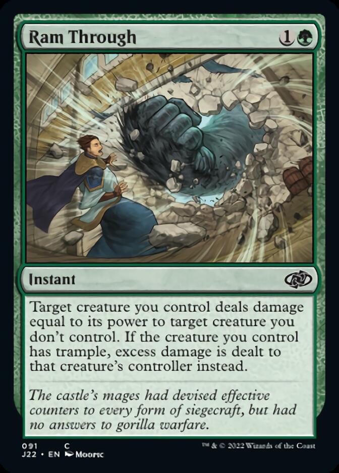 Ram Through [Jumpstart 2022] MTG Single Magic: The Gathering | Red Claw Gaming