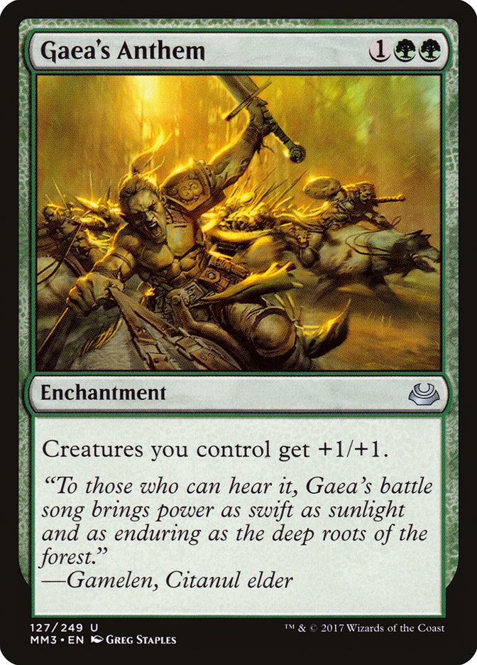 Gaea's Anthem [Modern Masters 2017] MTG Single Magic: The Gathering | Red Claw Gaming