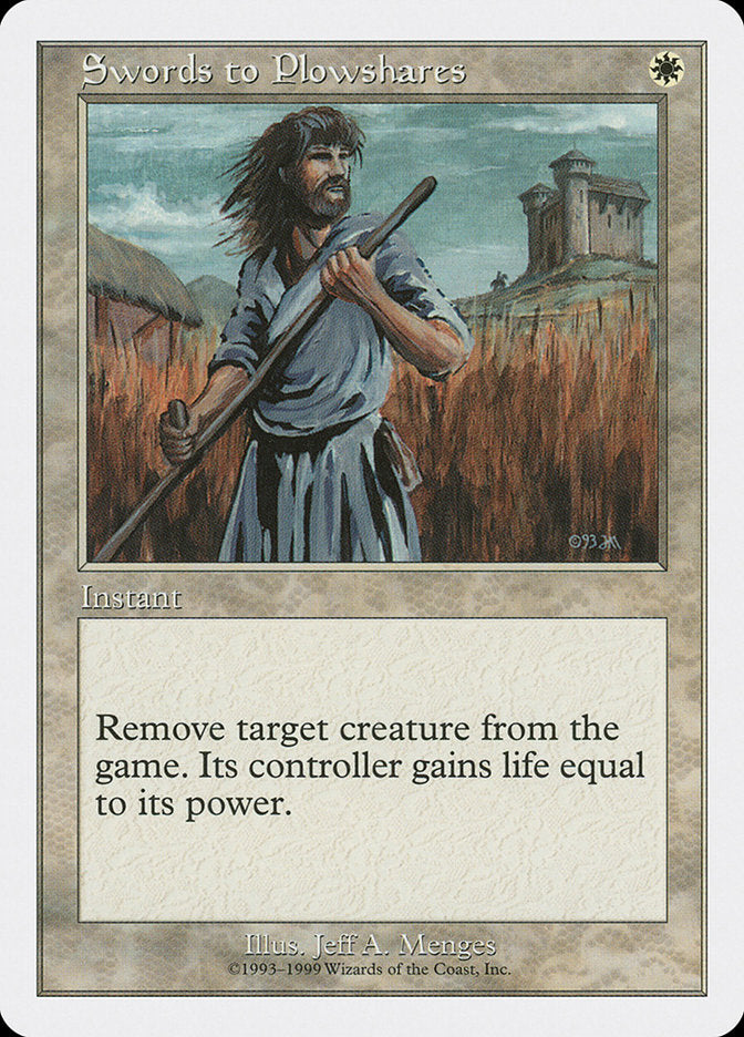 Swords to Plowshares [Battle Royale] MTG Single Magic: The Gathering | Red Claw Gaming