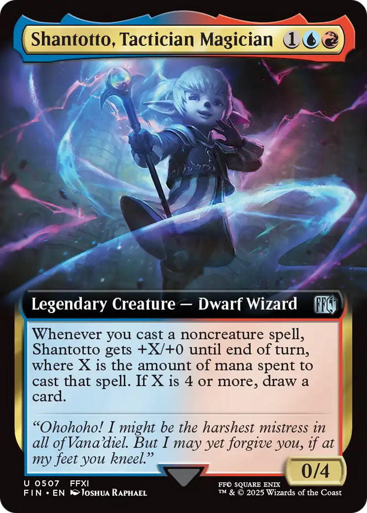 Shantotto, Tactician Magician (Extended Art) [FINAL FANTASY] MTG Single Magic: The Gathering | Red Claw Gaming
